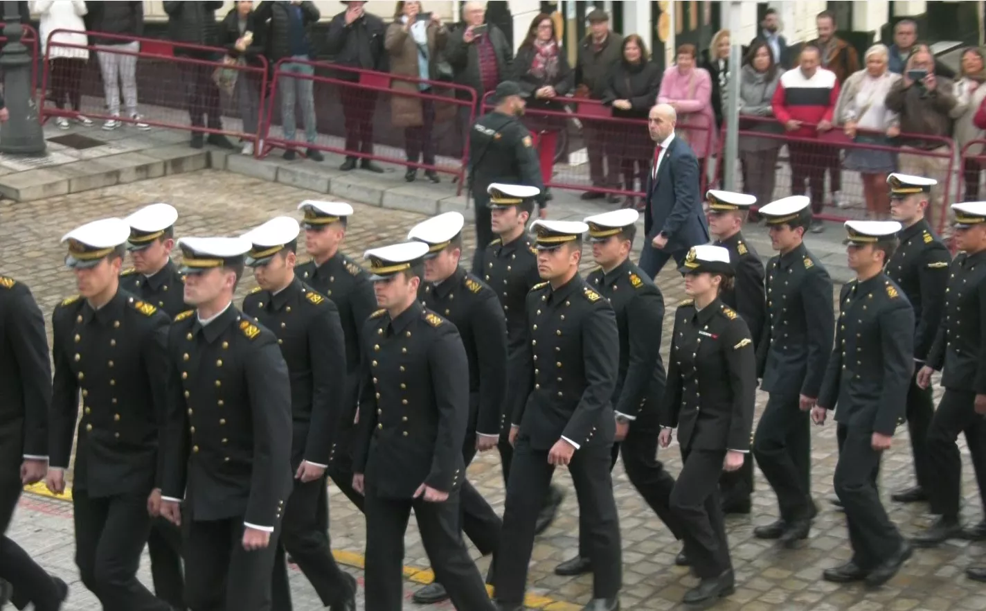 Los guardamarinas participaron un año más en una eucaristía antes de partir en viaje