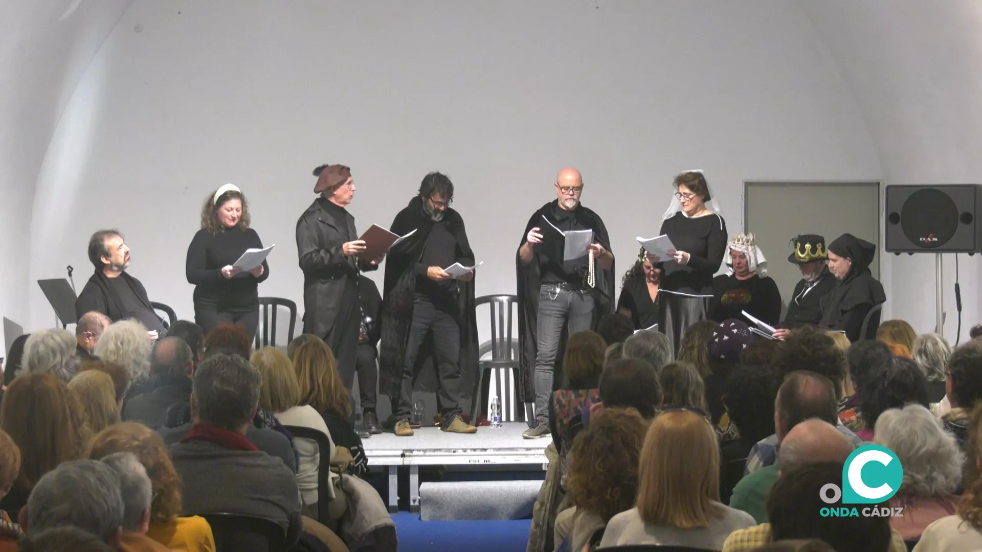 Actrices y actores de Cádiz han participado en la lectura dramatizada en el ECCO.