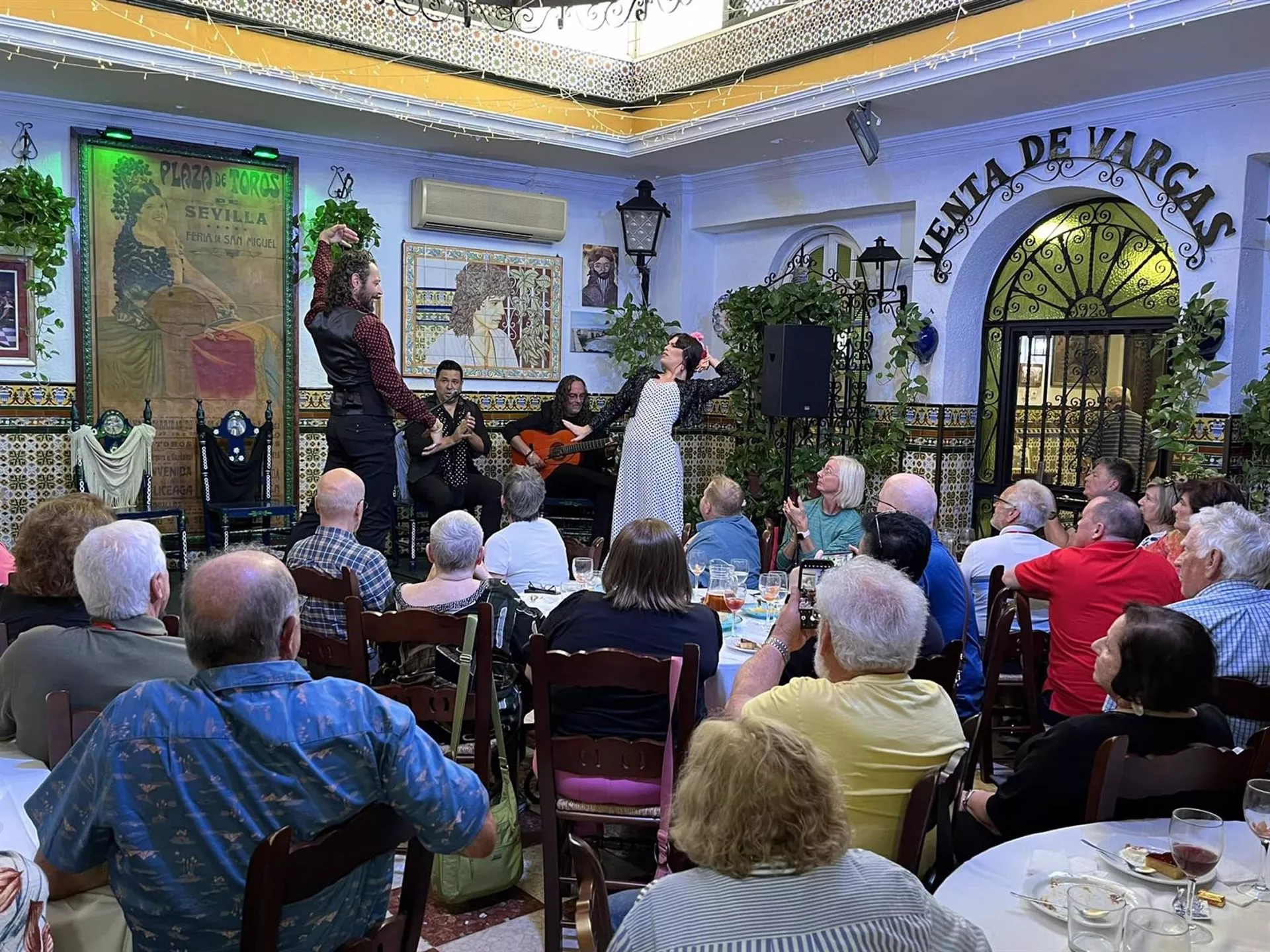 Una actuación flamenca en el emblemático establecimiento en una imagen de archivo