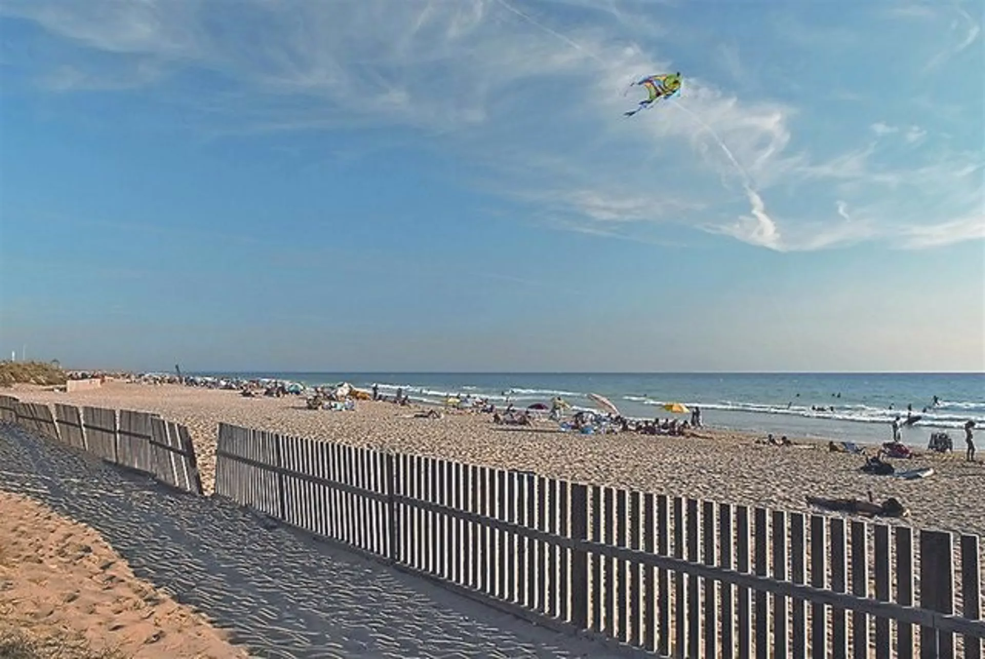 Imagen de la playa vejeriega en una imagen de archivo