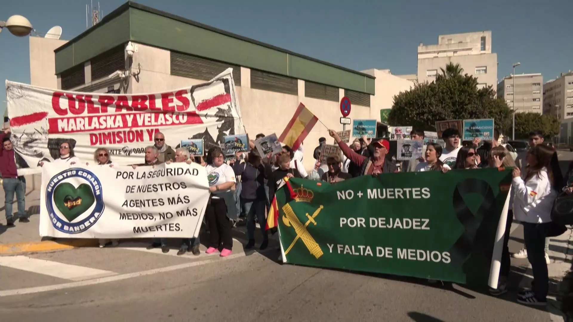 Concentración en la Comandancia de la capital gaditana este viernes