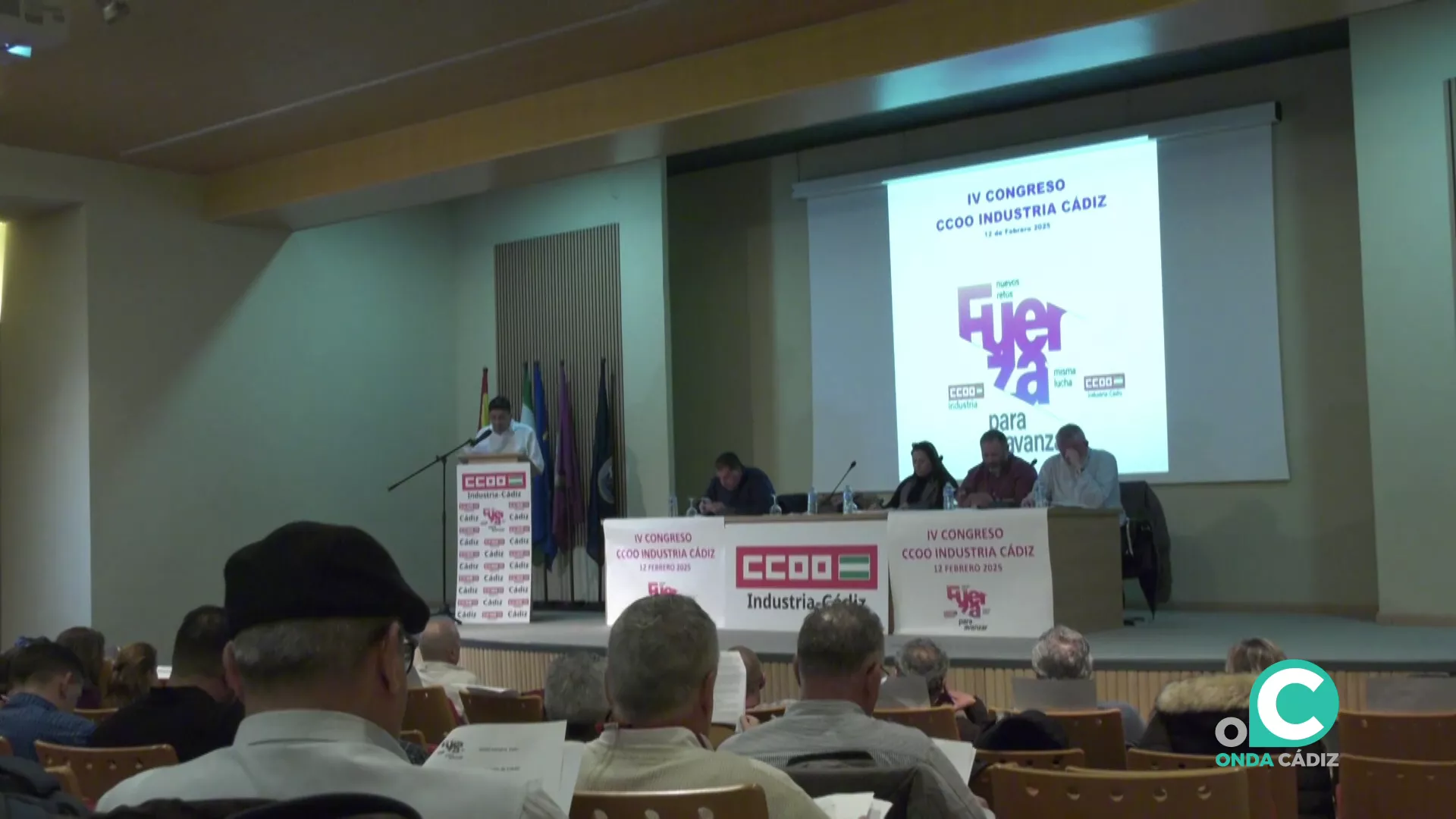 Imagen del IV Congreso de Industria del sindicato celebrado este miércoles en Cádiz