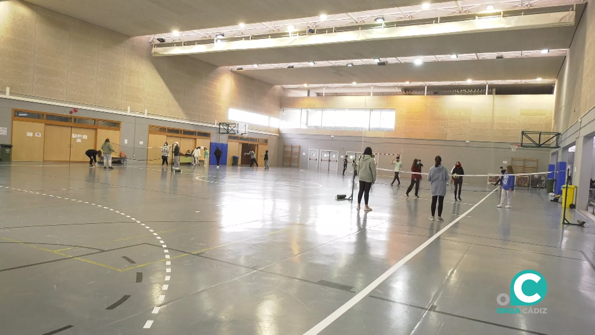 Interior del pabellón polideportivo El Náutico, en una imagen de archivo. 