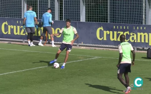 Kovacevic en una sesión de entrenamiento esta temporada Kovacevic en una sesión de entrenamiento esta temporada