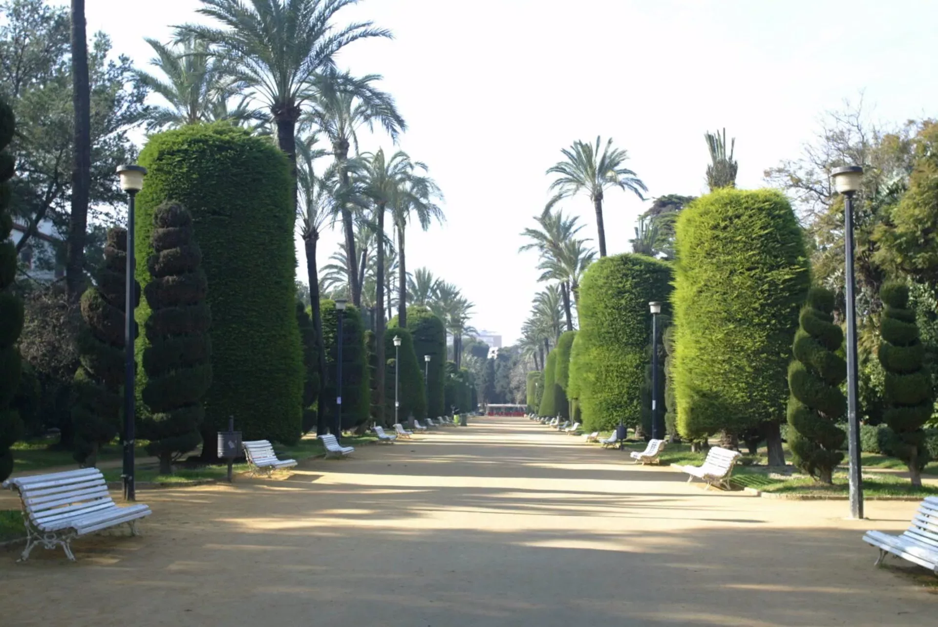 El parque Genovés permanecerá cerrado por el temporal durante la jornada de este jueves. 