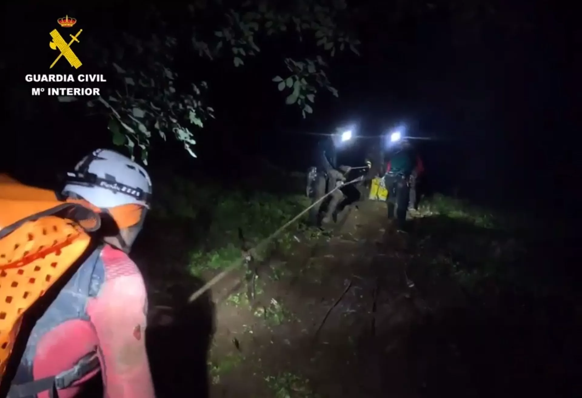 Operativo de salvamento en la SIerra de Cádiz Operativo de salvamento en la SIerra de Cádiz