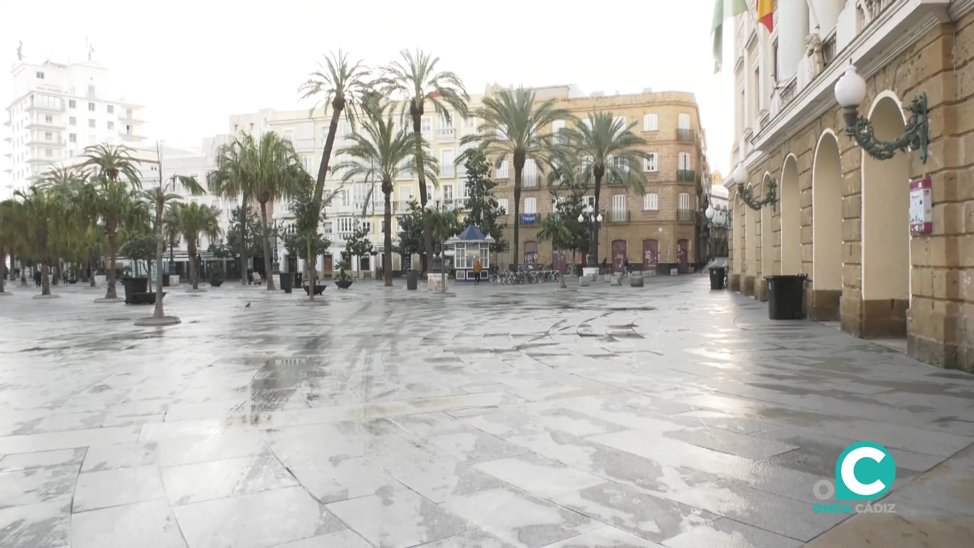 Imagen de la Plaza de San Juan de Dios de la capital gaditana. Imagen de la Plaza de San Juan de Dios de la capital gaditana.