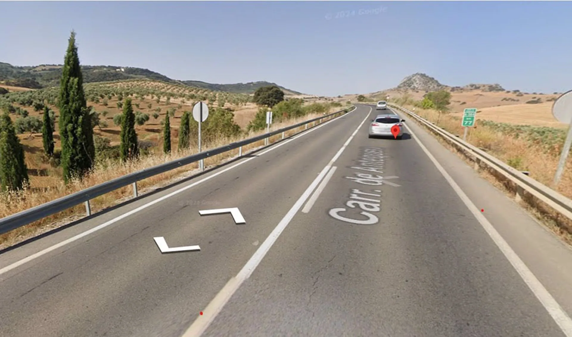 Lugar del accidente 