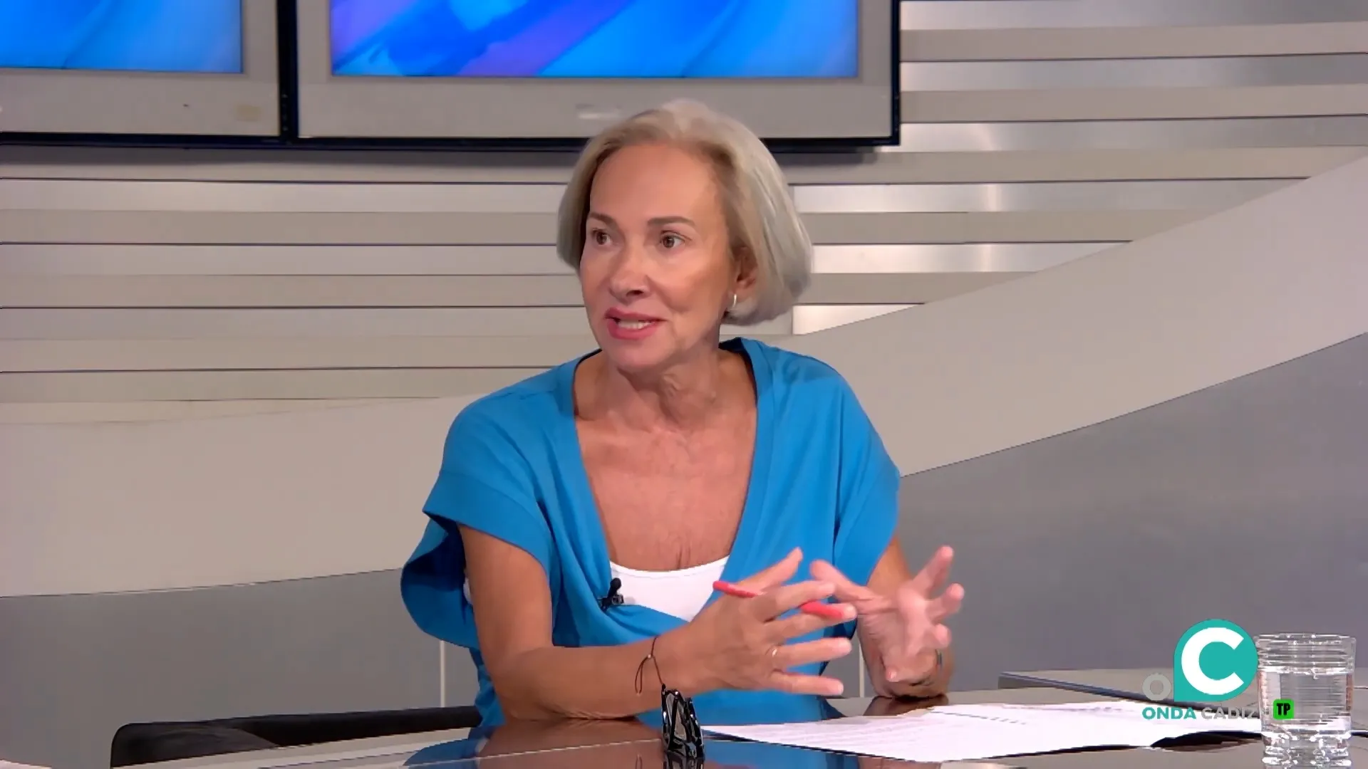 Paula Fernández, la nueva secretaria provincial de UGT, en un programa de actualidad de Onda Cádiz. Paula Fernández, la nueva secretaria provincial de UGT, en un programa de actualidad de Onda Cádiz.