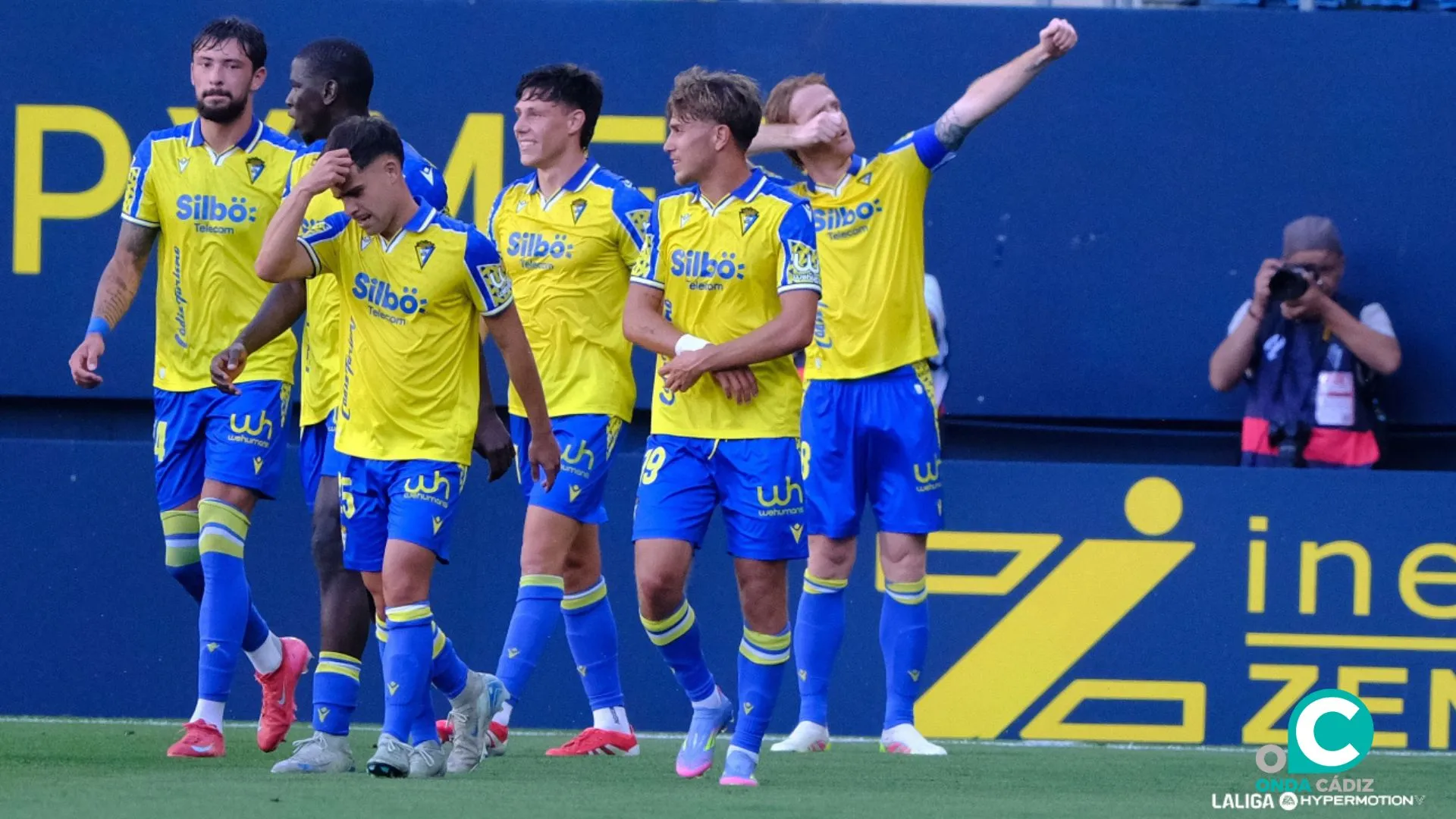 Alex Fernández celebra el que podría ser su último gol con el Cádiz CF (Foto: La Liga) Alex Fernández celebra el que podría ser su último gol con el Cádiz CF (Foto: La Liga)