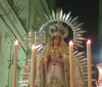 La imagen de la Virgen del Poder Divino volverá a salir en procesión éste sábado 10 de mayo La Virgen recibe culto en la iglesia de Santiago y es propiedad del Seminario de San Bartolomé