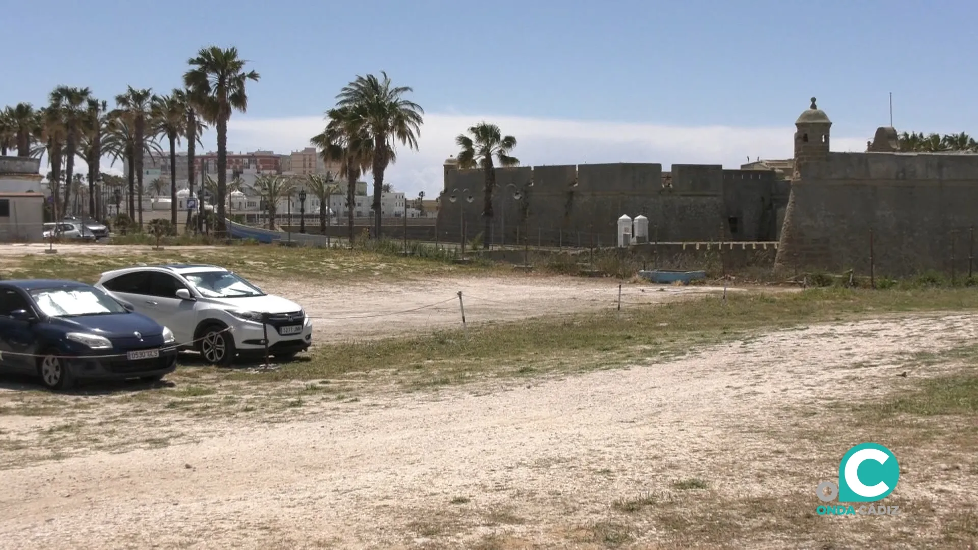 Parte del espacio Campo de las Balas en Cádiz. Parte del espacio Campo de las Balas en Cádiz.