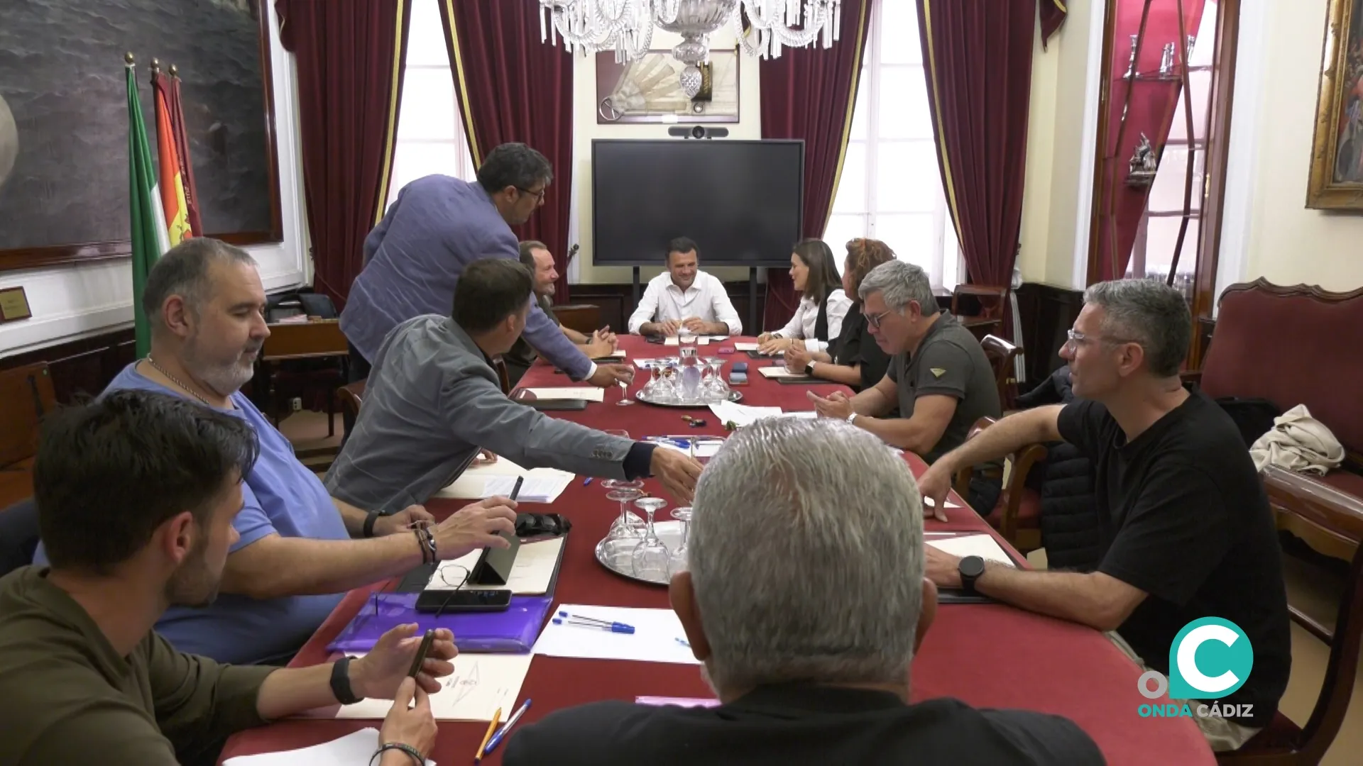 Imagen del último Consejo de Participación del COAC en el Ayuntamiento de Cádiz. Imagen del último Consejo de Participación del COAC en el Ayuntamiento de Cádiz.
