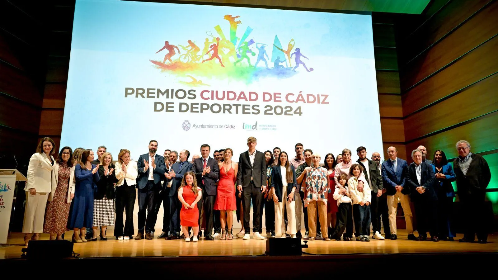 Los galardonados al final de la ceremonia celebrada en el Palacio de Congresos Los galardonados al final de la ceremonia celebrada en el Palacio de Congresos
