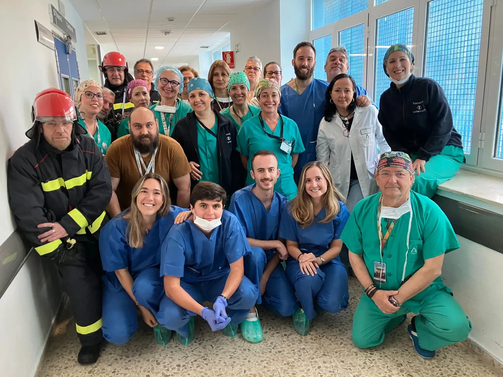 El Hospital Puerta del Mar acoge simulacro de incendio en el bloque quirúrgico de Traumatología. El Hospital Puerta del Mar acoge simulacro de incendio en el bloque quirúrgico de Traumatología.