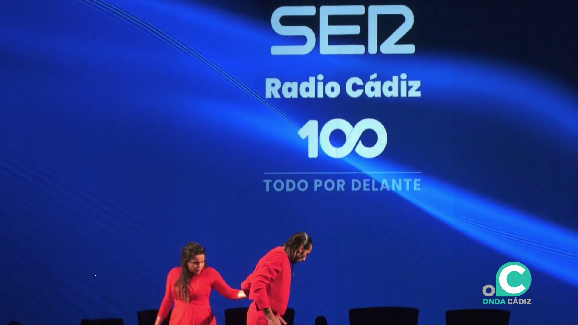 Los bailaores Edu Guerrero y María Moreno en su actuación durante la cita Los bailaores Edu Guerrero y María Moreno en su actuación durante la cita