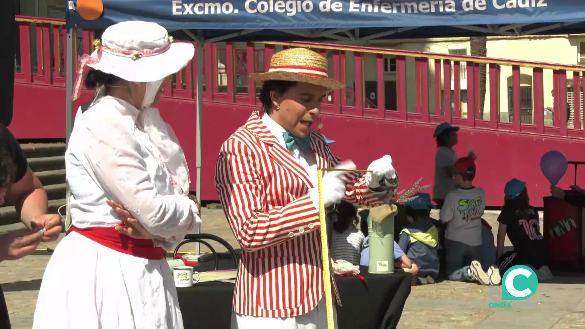 Alguna de las actividades efectuadas este lunes en la capital gaditana Alguna de las actividades efectuadas este lunes en la capital gaditana