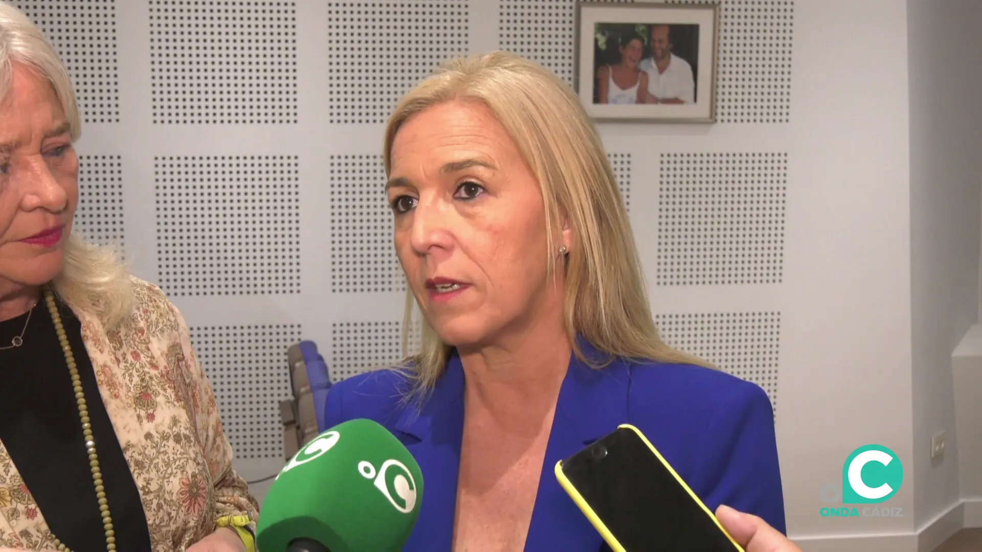 La delegada territorial de la Consejería de Salud y Consumo, Eva Pajares, atiende a los medios La delegada territorial de la Consejería de Salud y Consumo, Eva Pajares, atiende a los medios