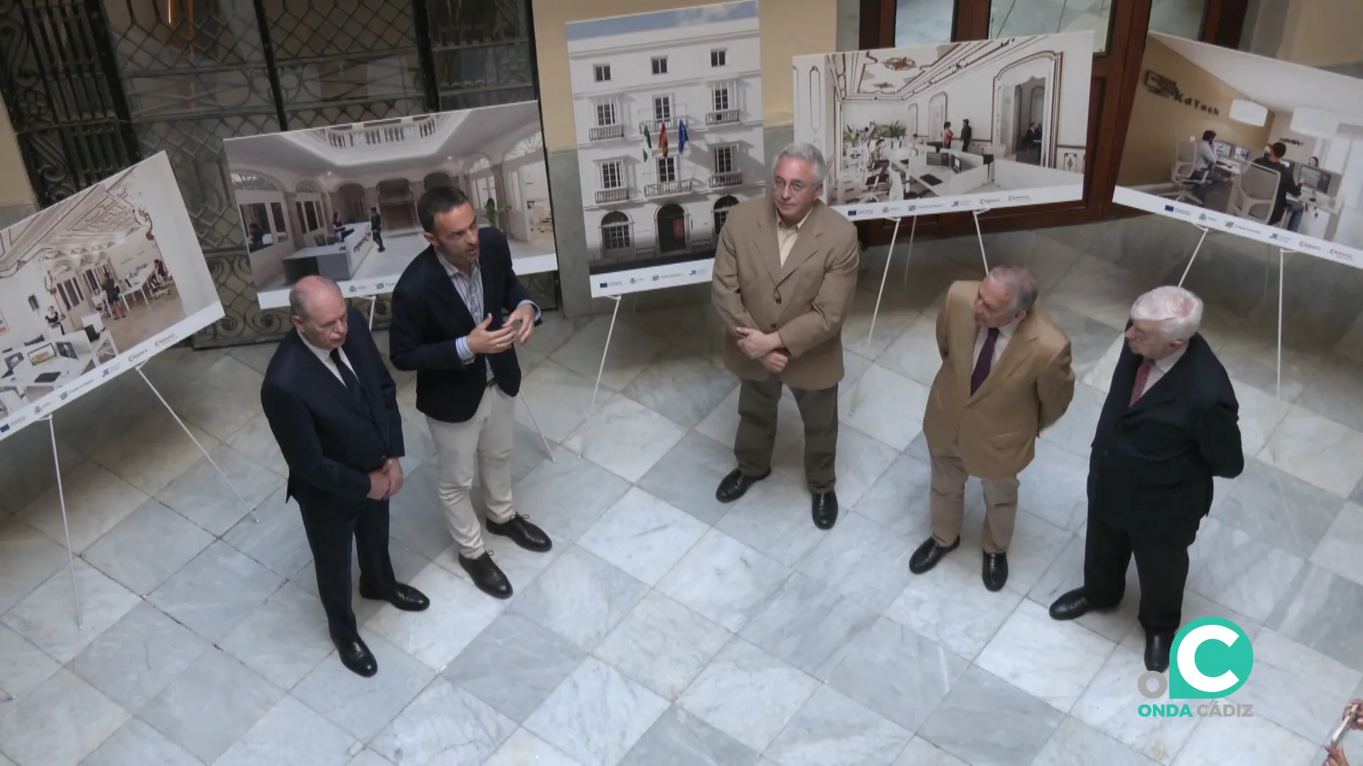 Un momento de la presentación Un momento de la presentación en la nueva sede de la entidad