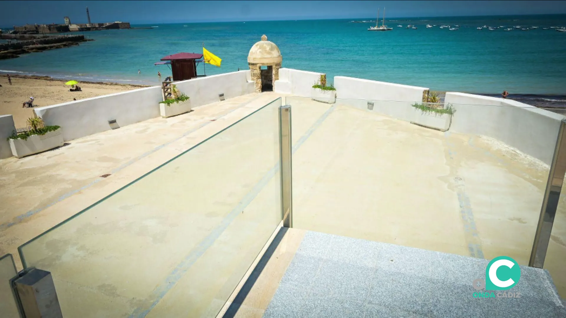Recreación del proyecto sobre el emblemático espacio patrimonial junto a La Caleta Recreación del proyecto sobre el emblemático espacio patrimonial junto a La Caleta