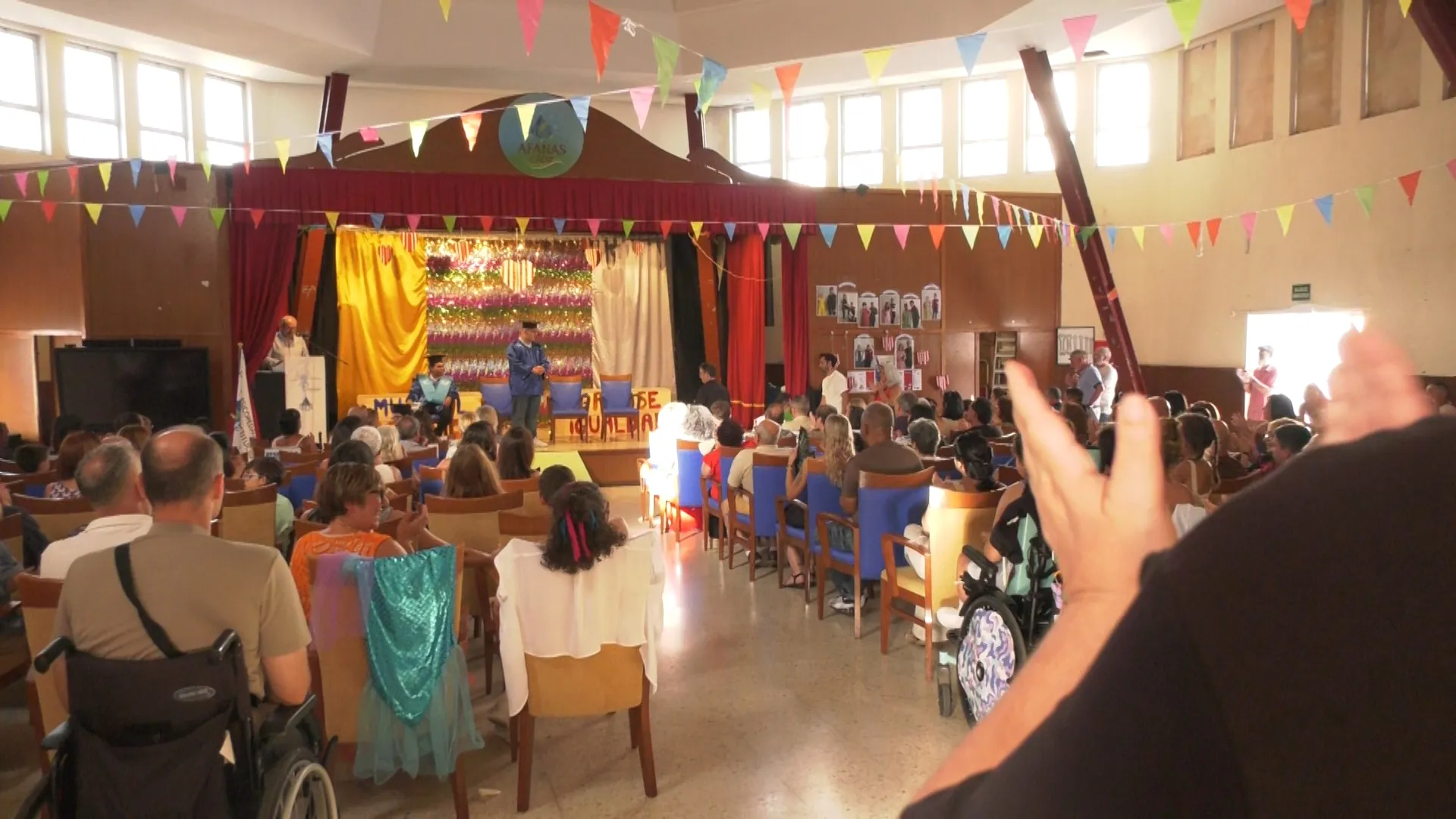 Fiesta de fin de curso del colegio de Afanas Cádiz. ...