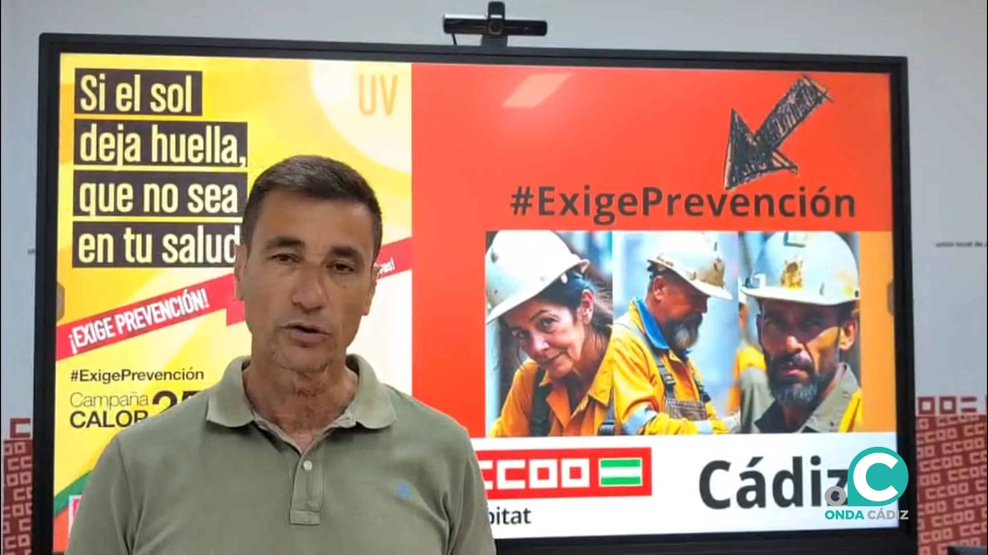 CCOO presenta una campaña ante la llegada de las altas temperaturas. CCOO presenta una campaña ante la llegada de las altas temperaturas.