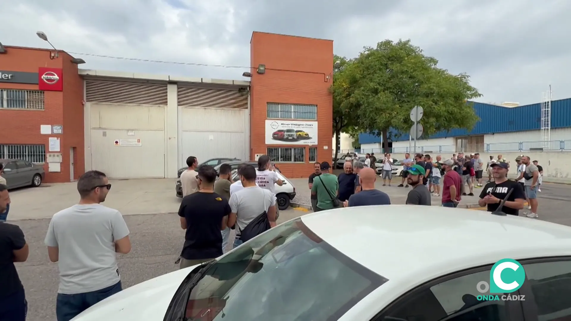 Piquetes de trabajadores del sector automovilístico. Piquetes de trabajadores del sector automovilístico.