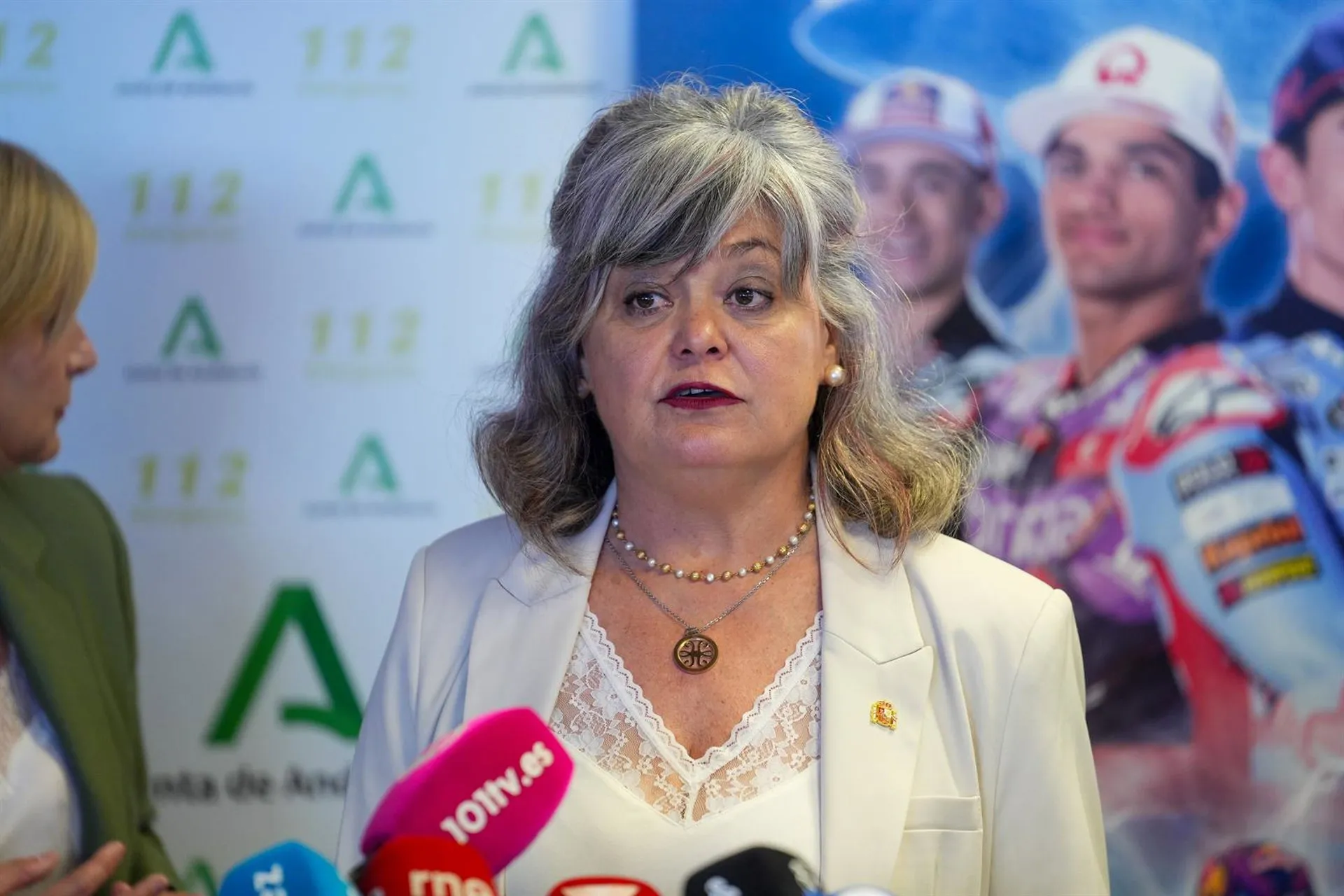 La subdelegada del gobierno, Blanca Flores, comparece en un acto público. La subdelegada del gobierno, Blanca Flores, comparece en un acto público.