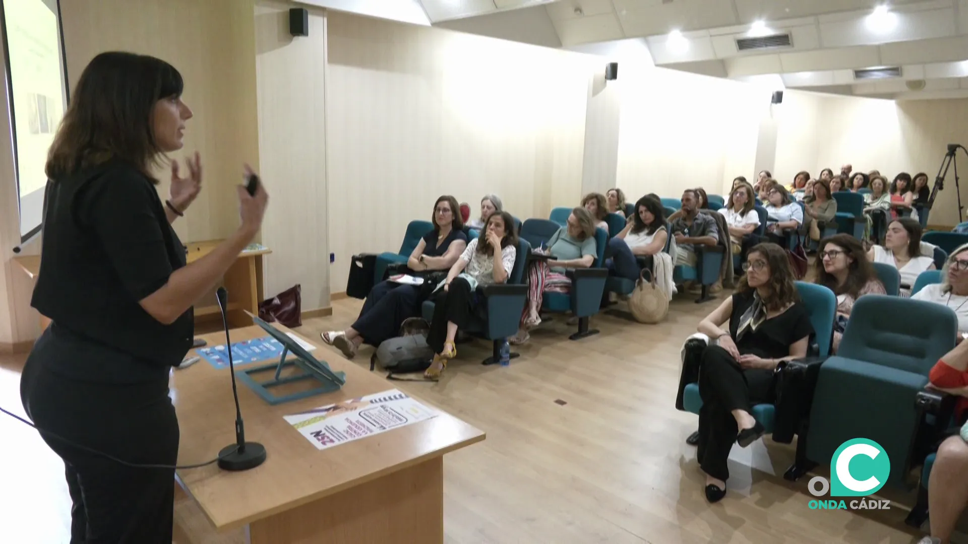 Una de las intervenciones sobre el estudio presentado este miércoles en Cádiz Una de las intervenciones sobre el estudio presentado este miércoles en Cádiz