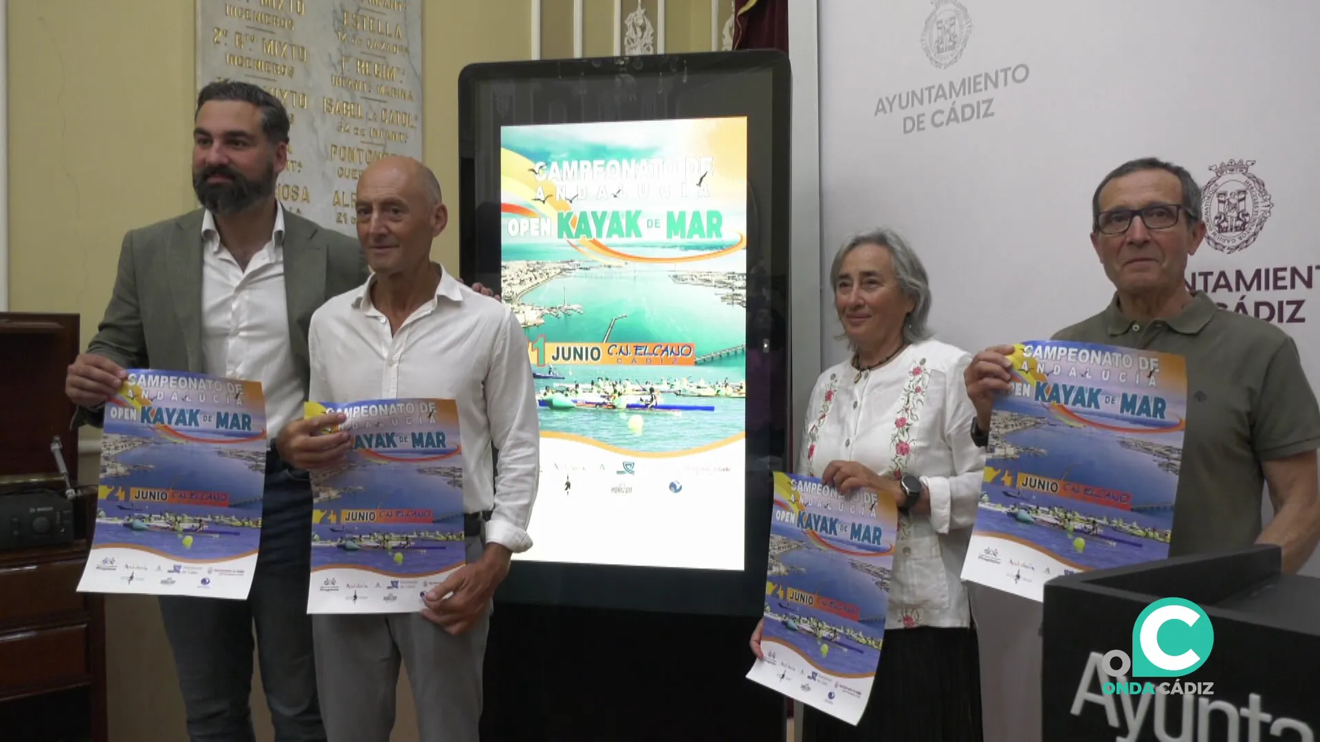 Un momento de la presentación de la cita deportiva este martes en el Ayuntamiento Un momento de la presentación de la cita deportiva este martes en el Ayuntamiento