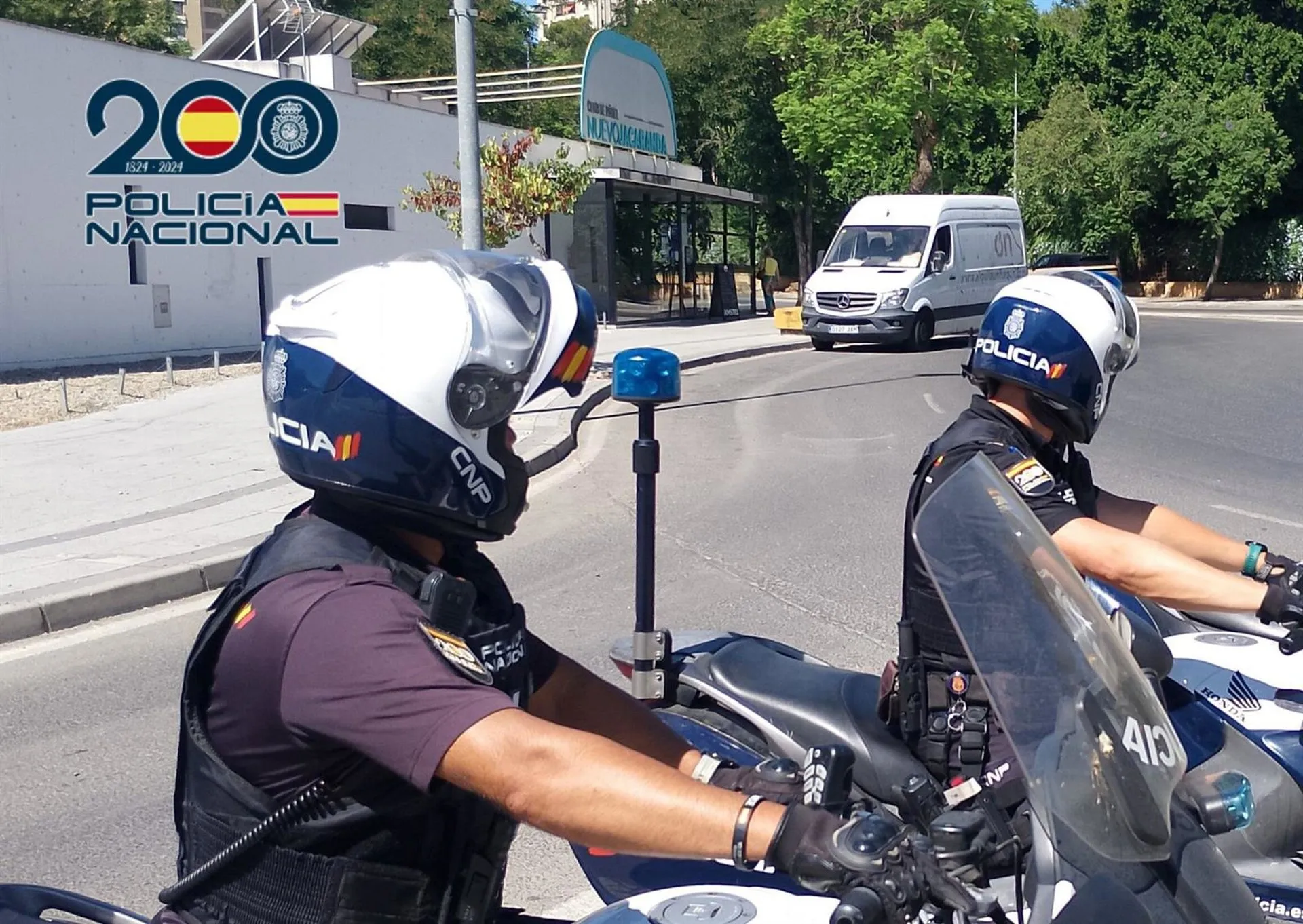 Agentes de la Policía Nacional en la población gaditana en una imagen de archivo Agentes de la Policía Nacional en la población gaditana en una imagen de archivo