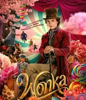 El cartel de la película "Wonka". El cartel de la película "Wonka".