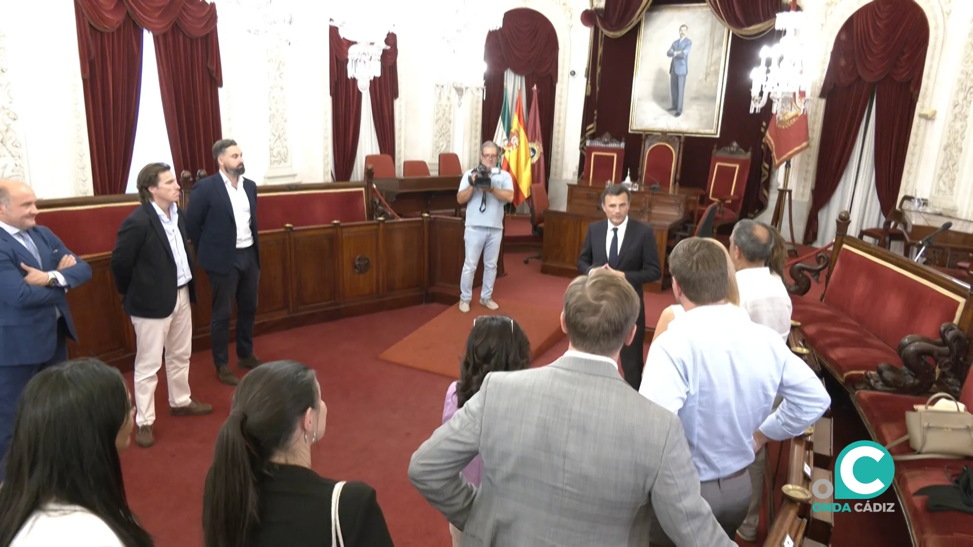 El alcalde de la ciudad, Bruno García, recibe a un grupo de congresistas americanos. El alcalde de la ciudad, Bruno García, recibe a un grupo de congresistas americanos.