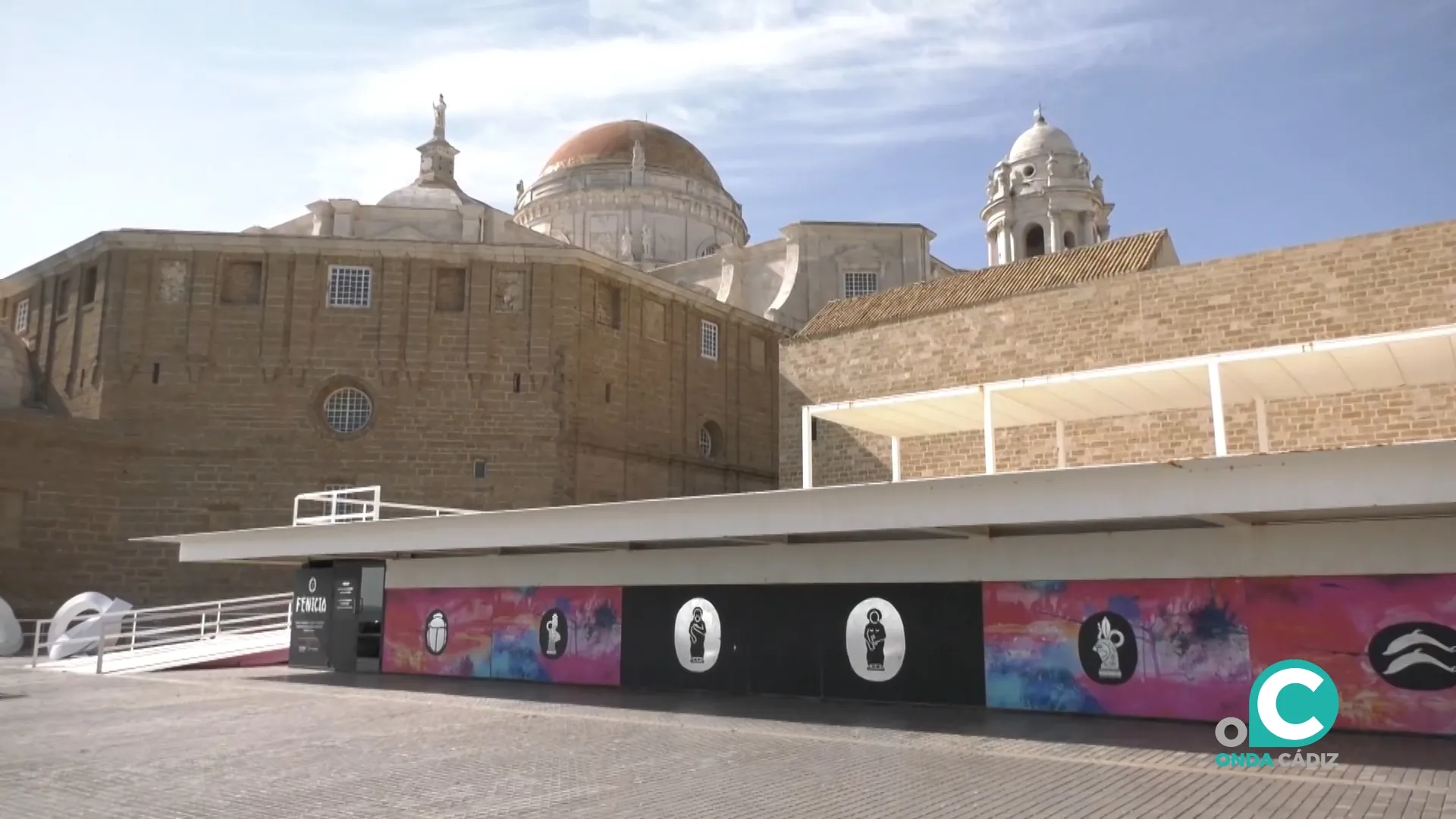 Espacio Entrecatedrales de la ciudad de Cádiz. 