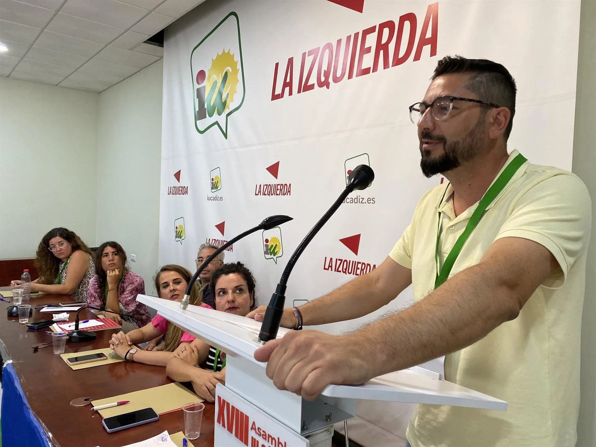 El coordinador provincial de IU Cádiz, Jorge Rodríguez. El coordinador provincial de IU Cádiz, Jorge Rodríguez.