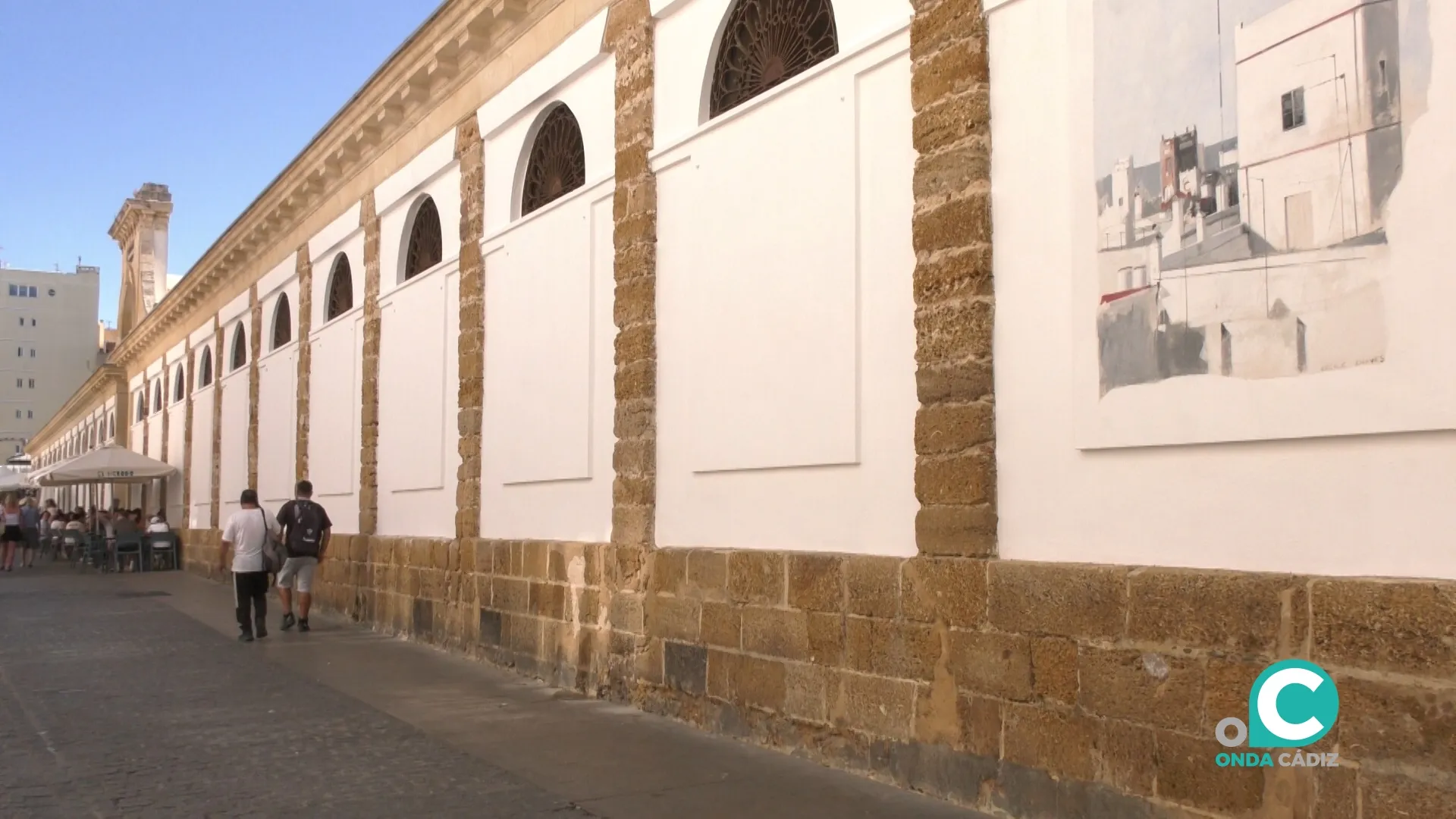 Fachada del Mercado Central de Cádiz. Fachada del Mercado Central de Cádiz.