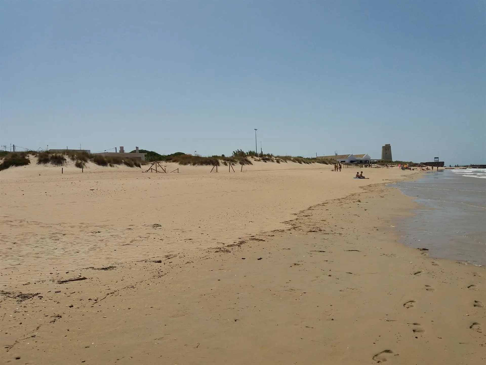 La playa de la localidad jandeña en una imagen de archivo La playa de la localidad jandeña en una imagen de archivo