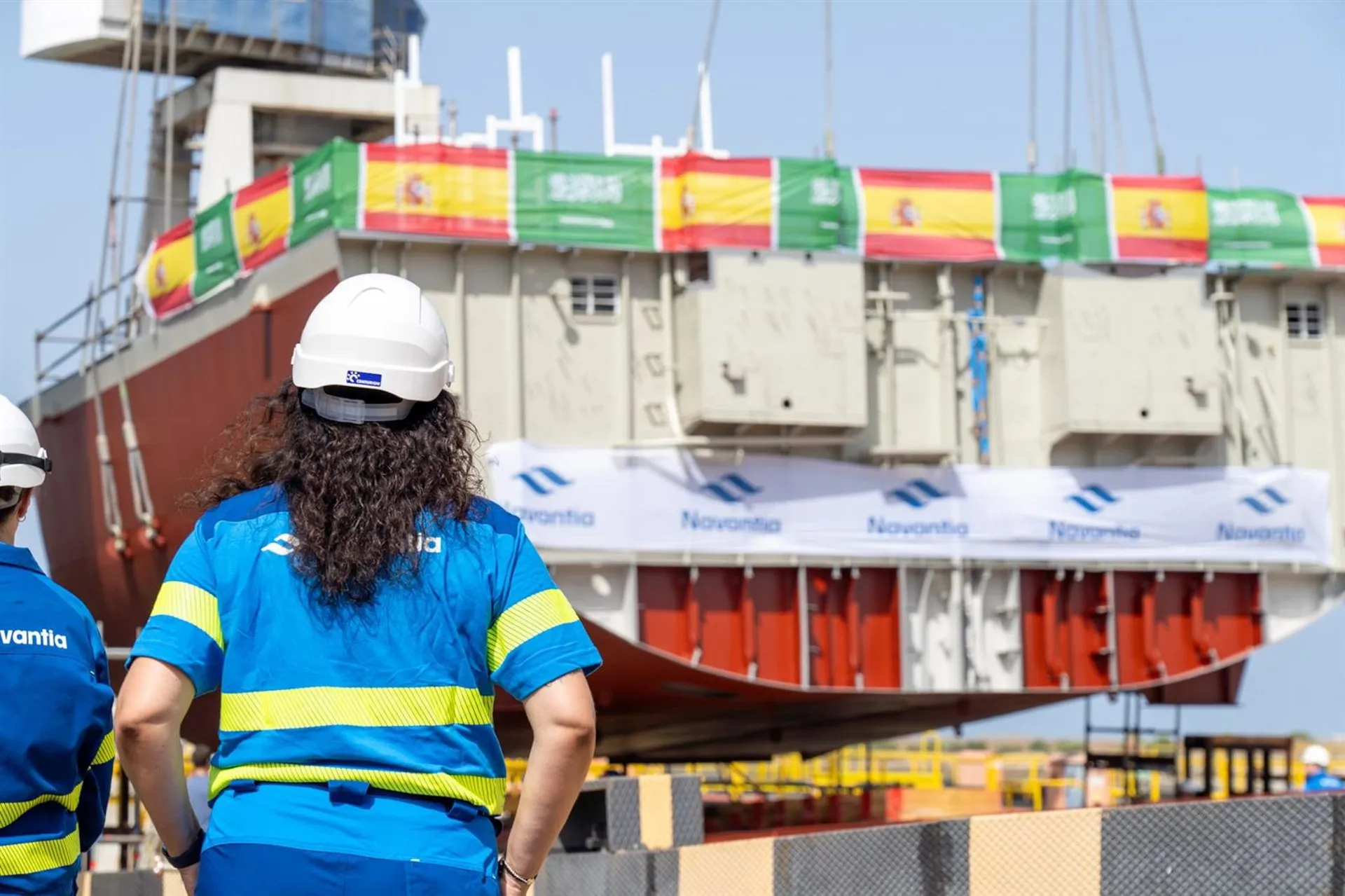 Colocación de la quilla para la primera corbeta del segundo programa firmado con Arabia Saudí. Colocación de la quilla para la primera corbeta del segundo programa firmado con Arabia Saudí.