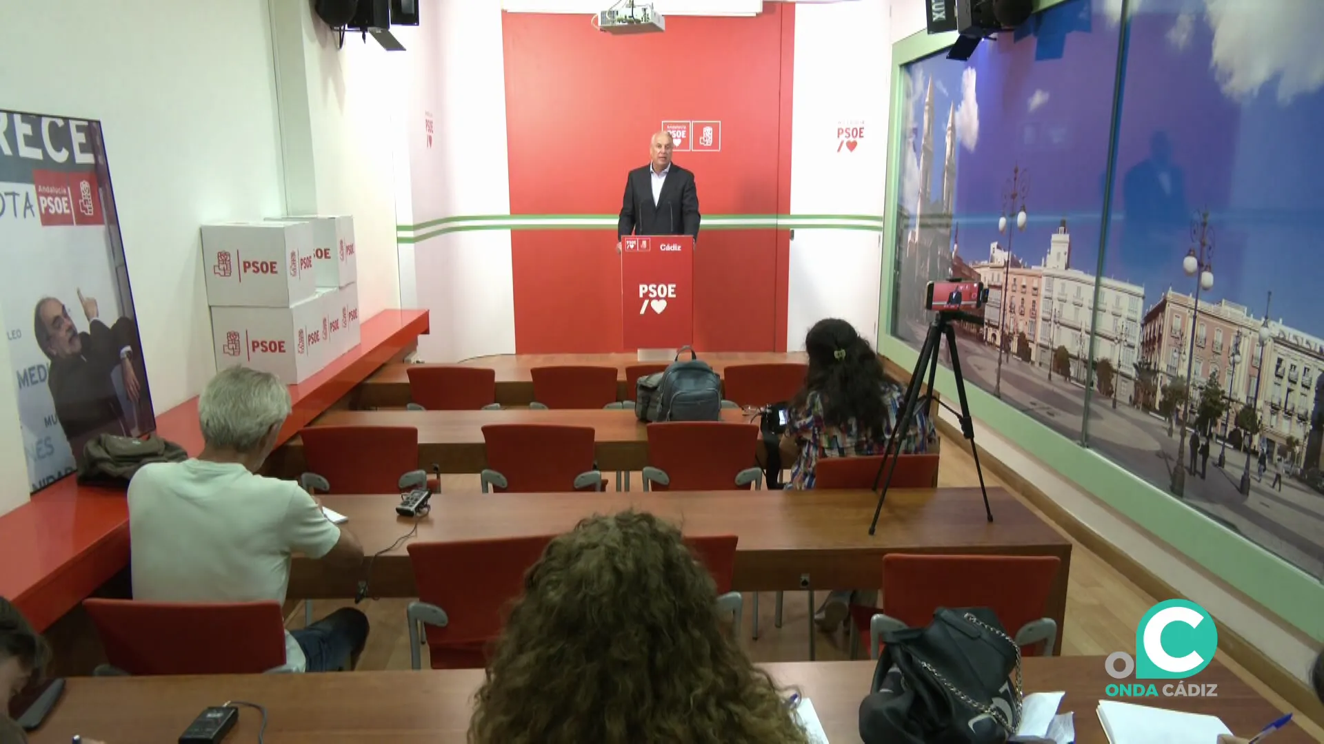 Un momento de la rueda de prensa de este lunes Un momento de la rueda de prensa de este lunes