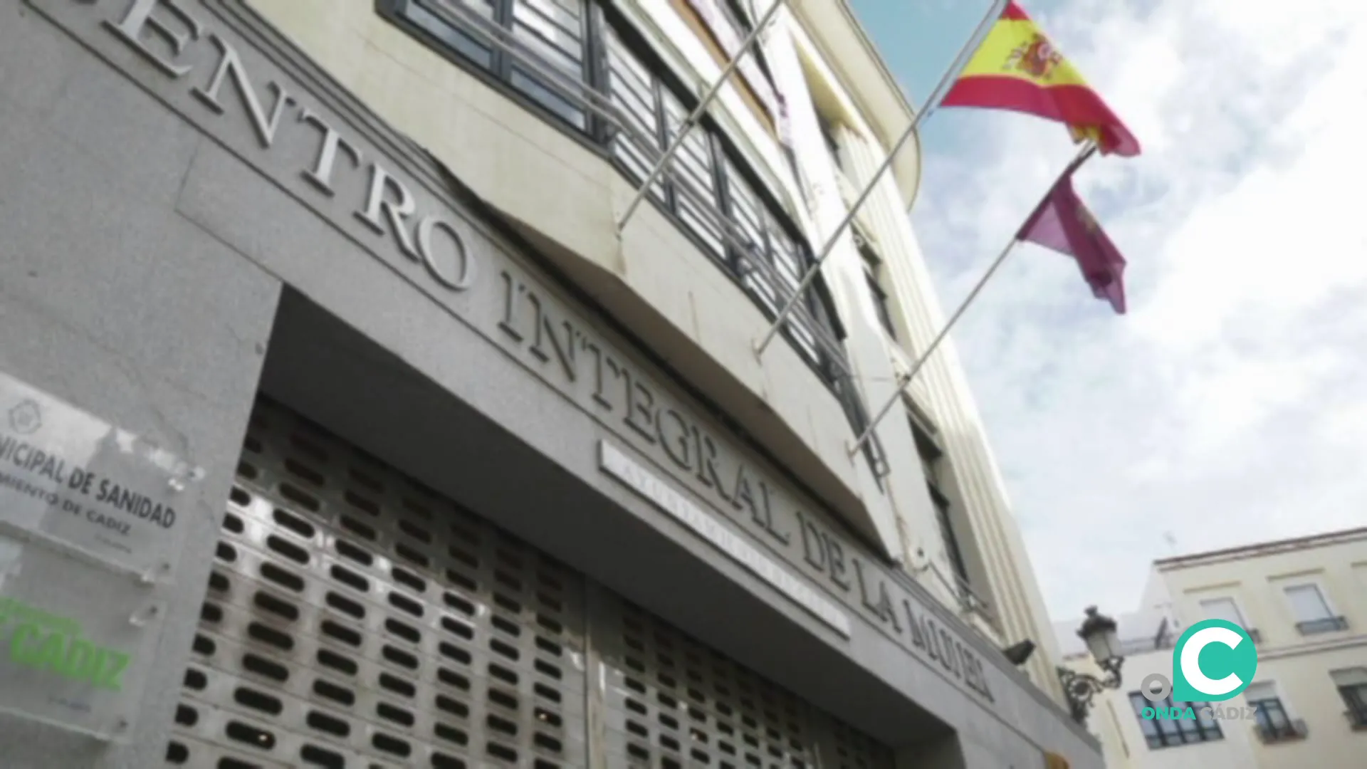 Fachada del centro en la Plaza del Palillero Fachada del centro en la Plaza del Palillero