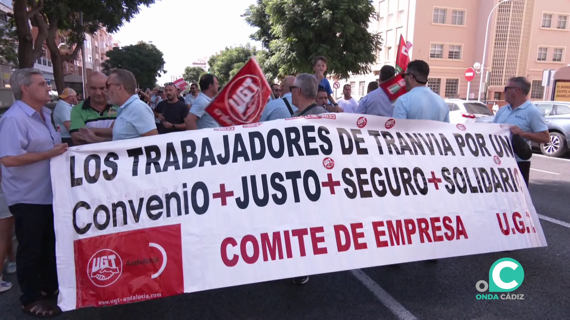 Cabecera de la marcha de este miércoles por la Avenida Cabecera de la marcha de este miércoles por la Avenida