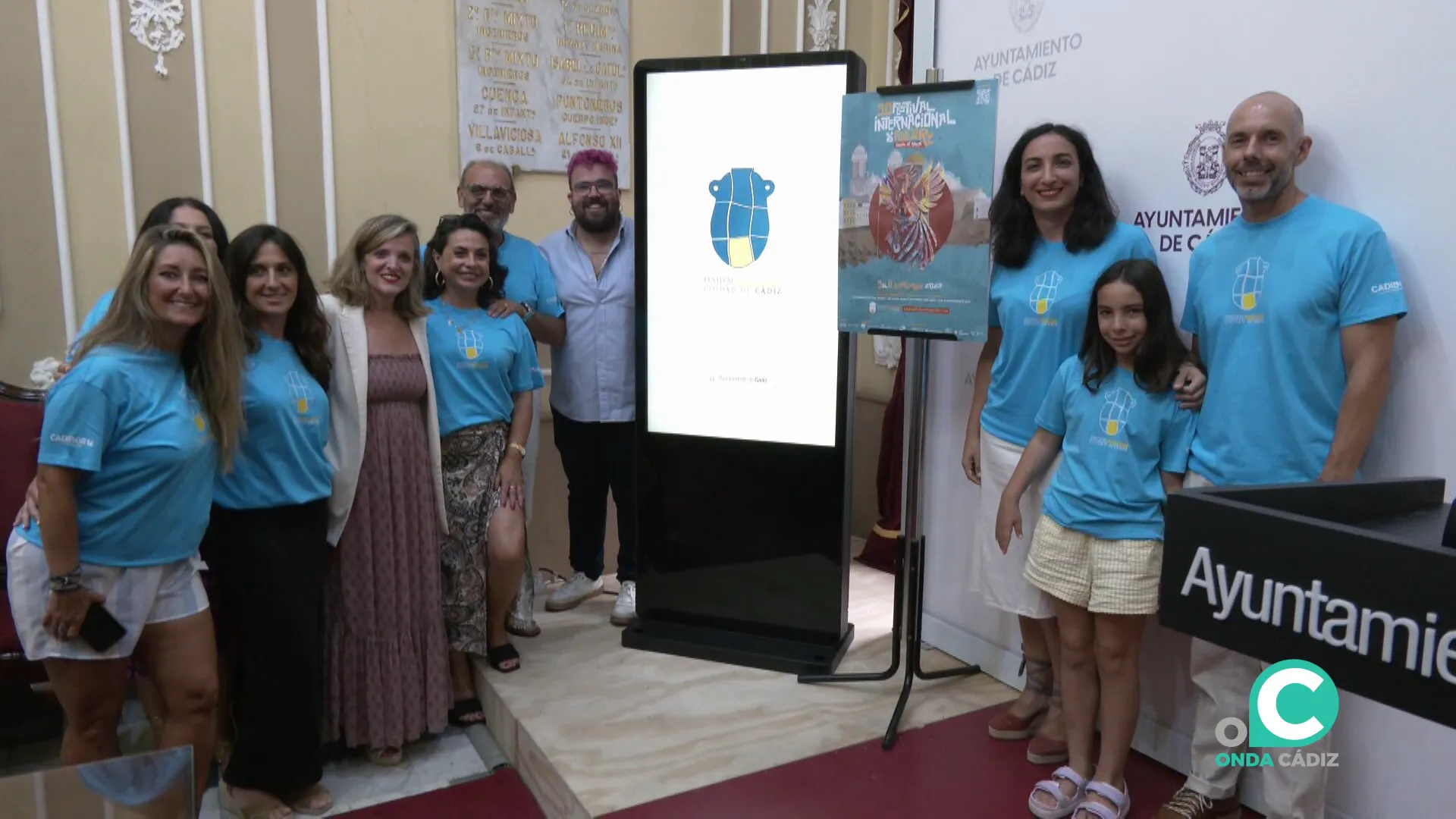 Detalle de la presentación del evento este martes Detalle de la presentación del evento este martes