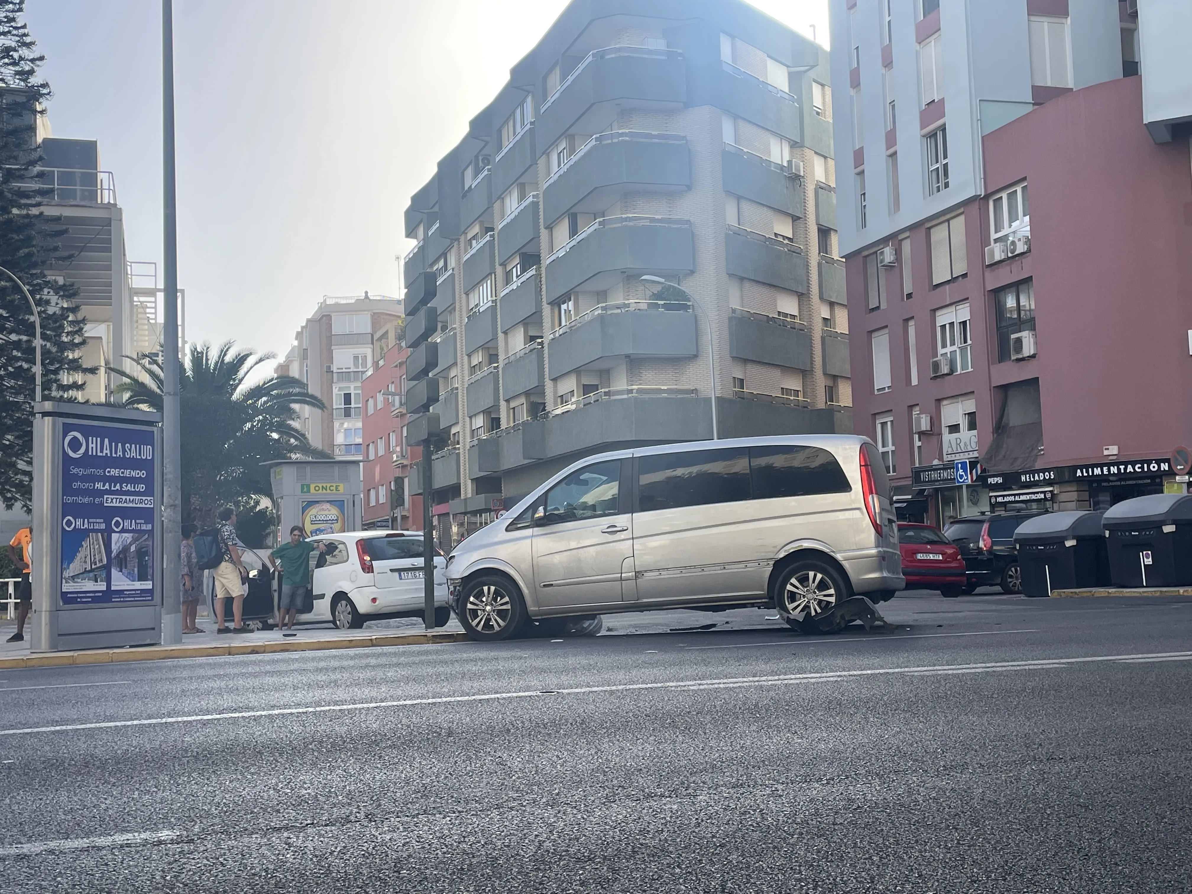 El choque se produjo sobre las 9.30