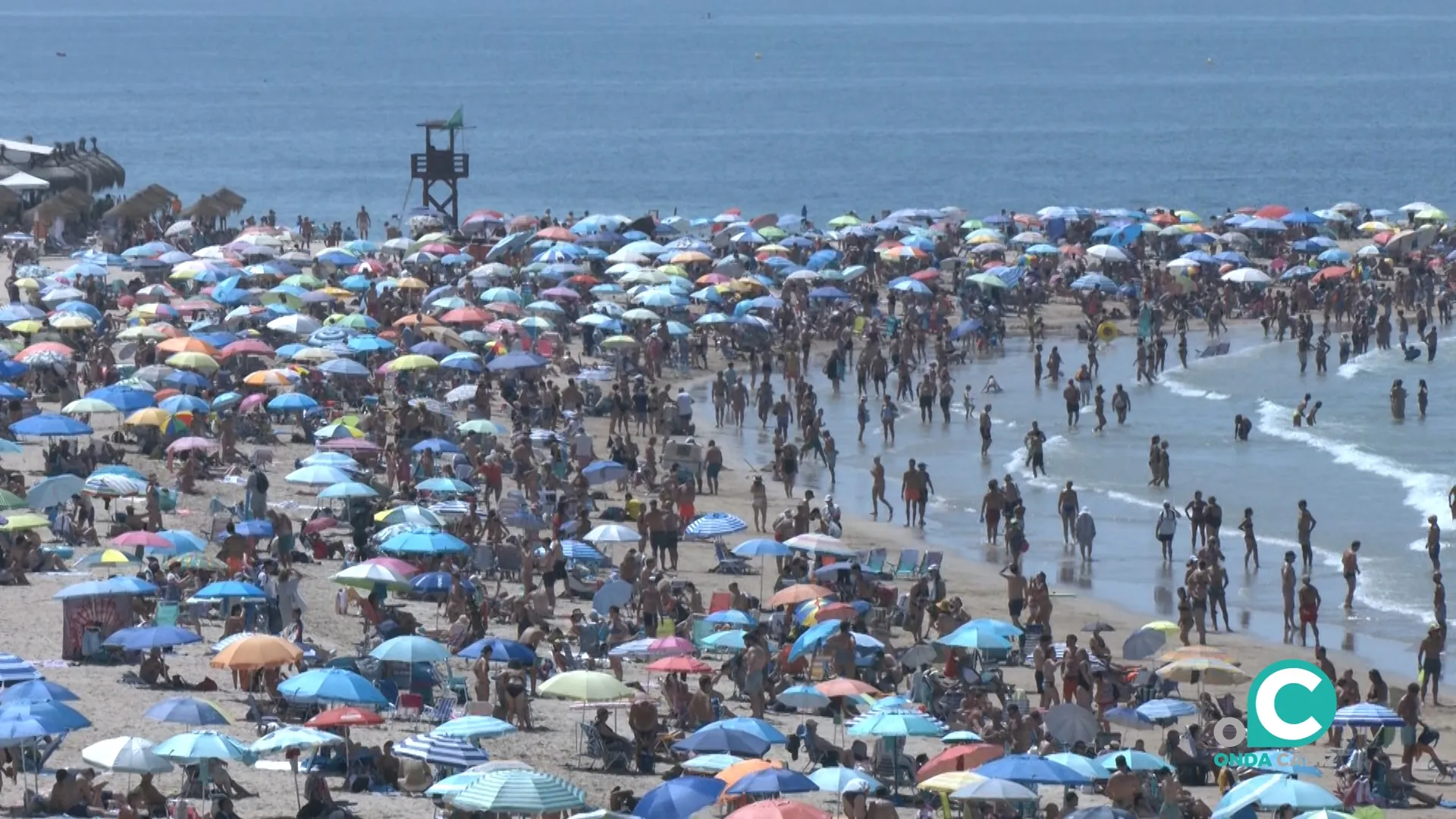 Imagen de la Playa Santa María del Mar este fin de semana Imagen de la Playa Santa María del Mar este fin de semana