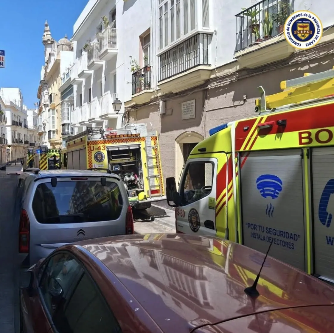 Incendio en calle Sagasta sin daños personales. ...