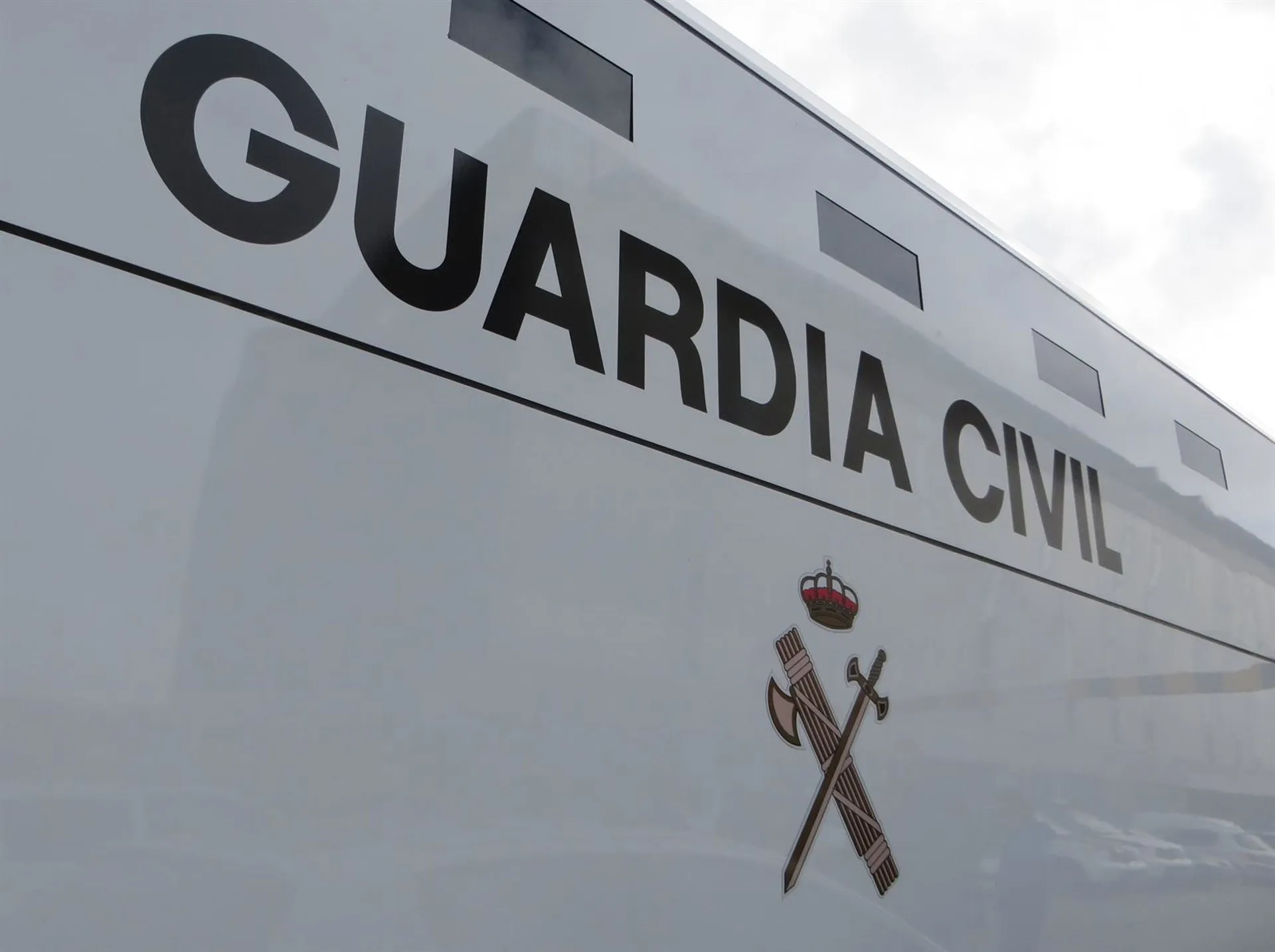 Vehículo de la Guardia Civil.