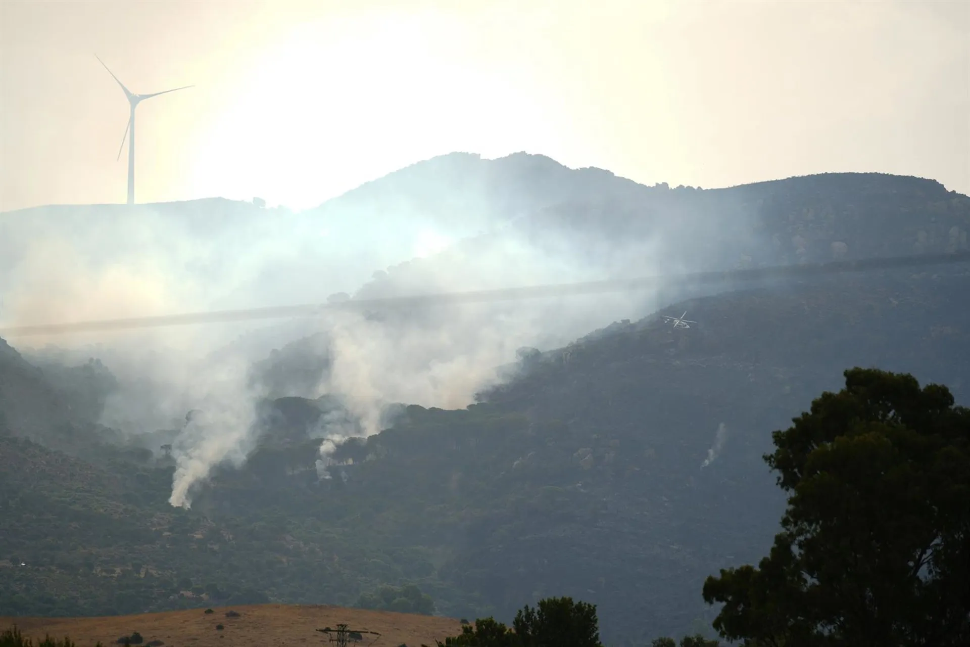 Lugar del siniestro en el paraje La Peña  