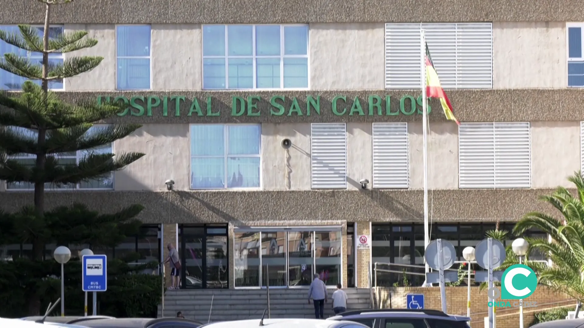 Fachada del hospital de San Carlos en San Fernando