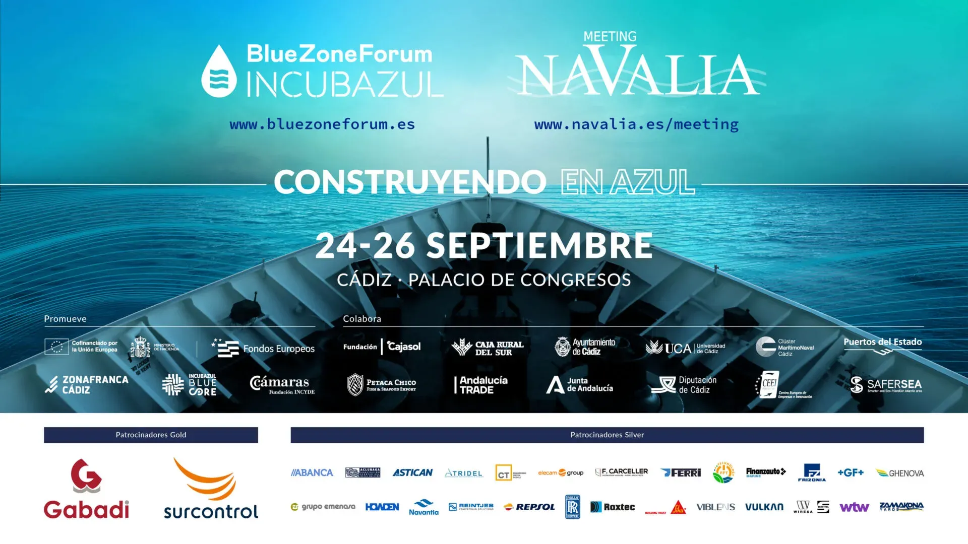 Cartel de la nueva edición del Blue Zone Forum. Cartel de la nueva edición del Blue Zone Forum.