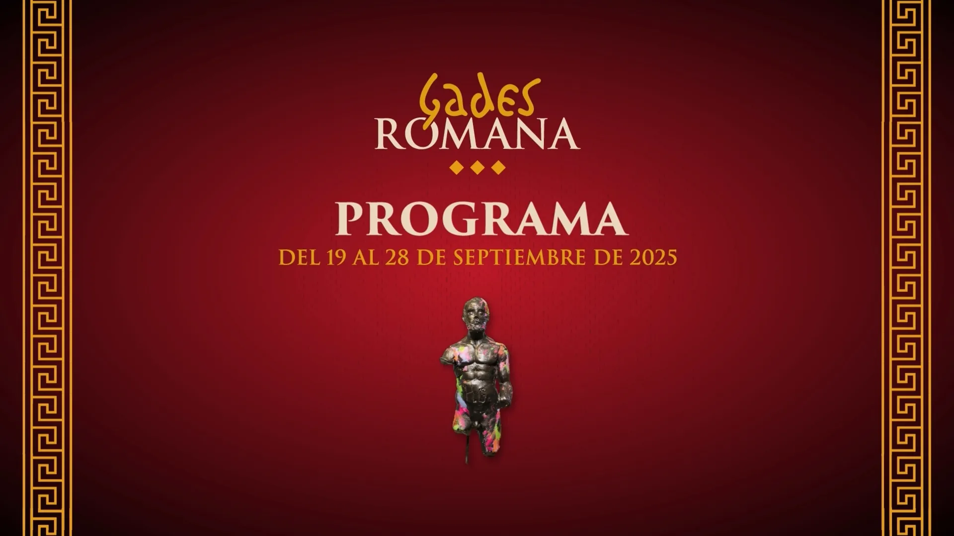 Gades Romana, del 19 al 28 de septiembre, en Cádiz. Gades Romana, del 19 al 28 de septiembre, en Cádiz.